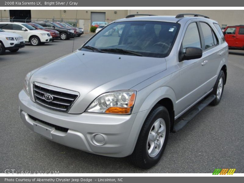 Bright Silver / Gray 2008 Kia Sorento LX