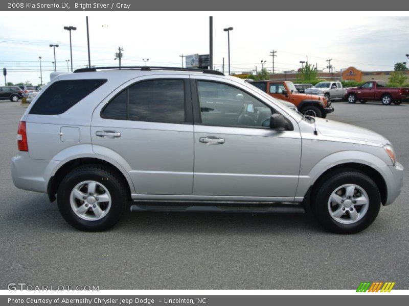 Bright Silver / Gray 2008 Kia Sorento LX