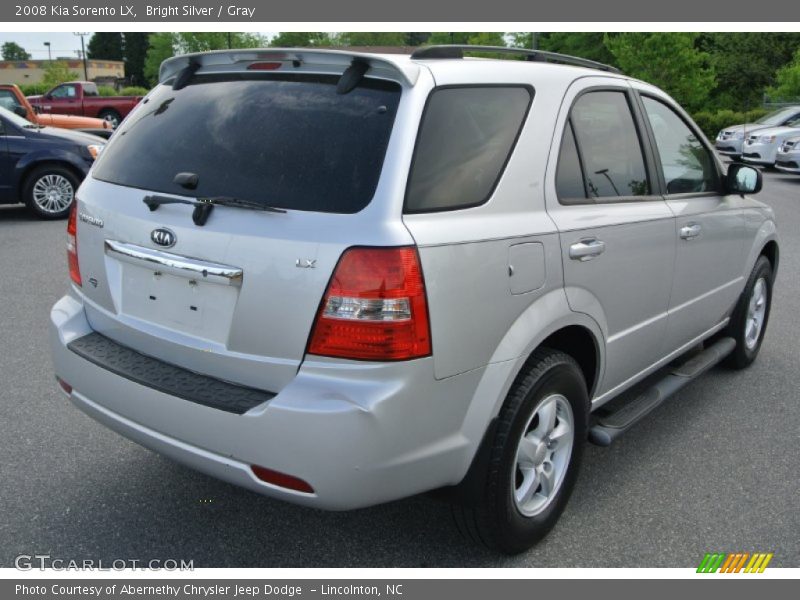 Bright Silver / Gray 2008 Kia Sorento LX