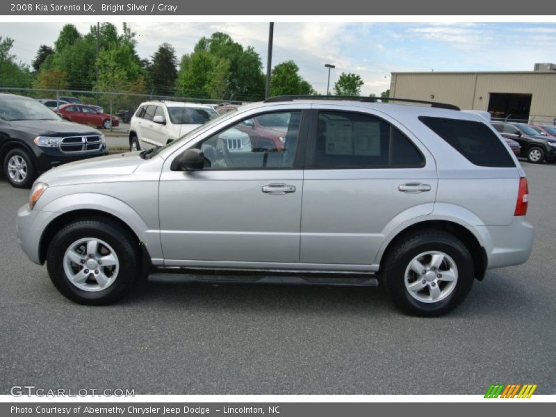 Bright Silver / Gray 2008 Kia Sorento LX