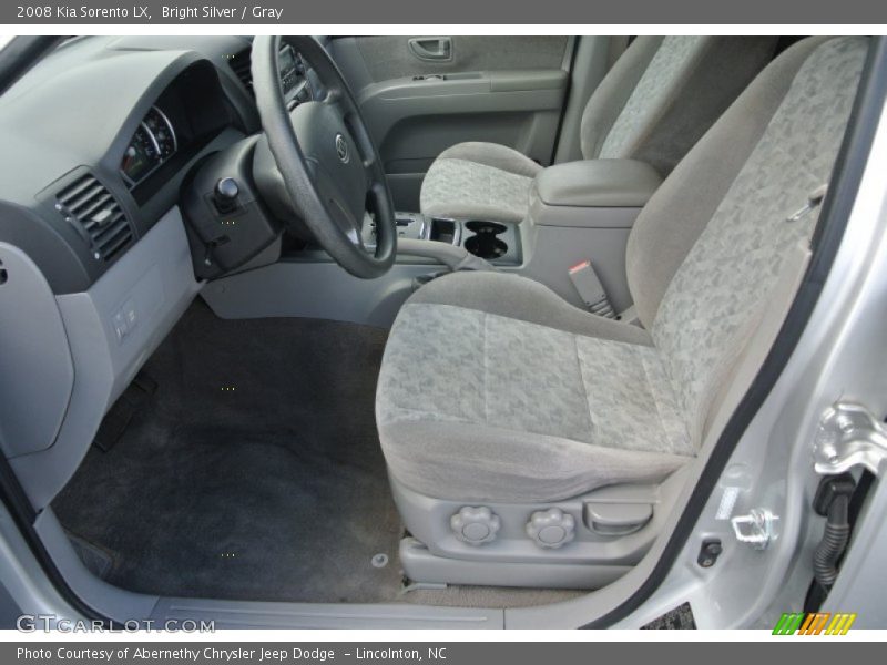 Bright Silver / Gray 2008 Kia Sorento LX