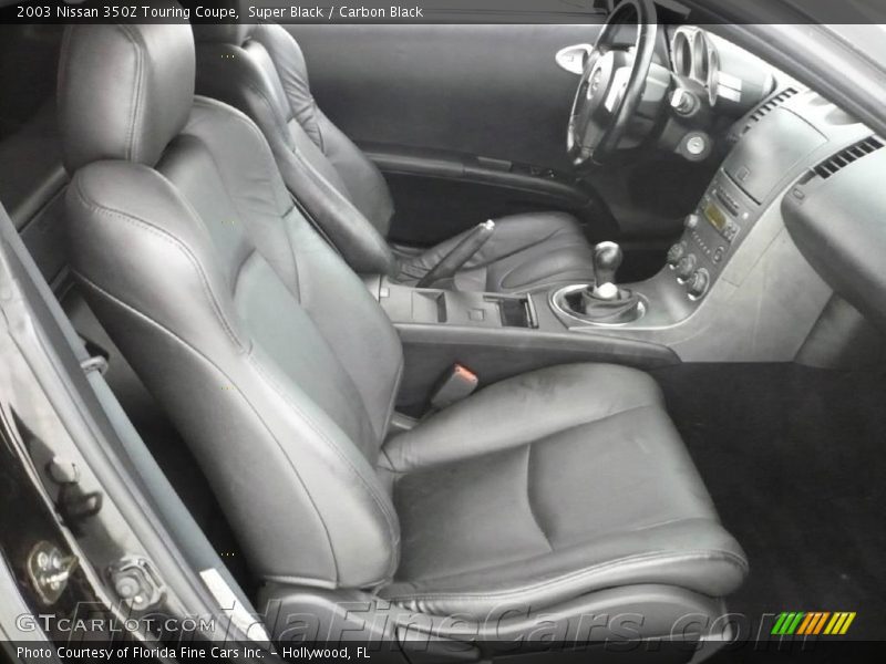 Super Black / Carbon Black 2003 Nissan 350Z Touring Coupe
