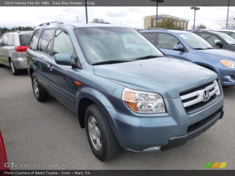 Steel Blue Metallic / Gray 2006 Honda Pilot EX 4WD