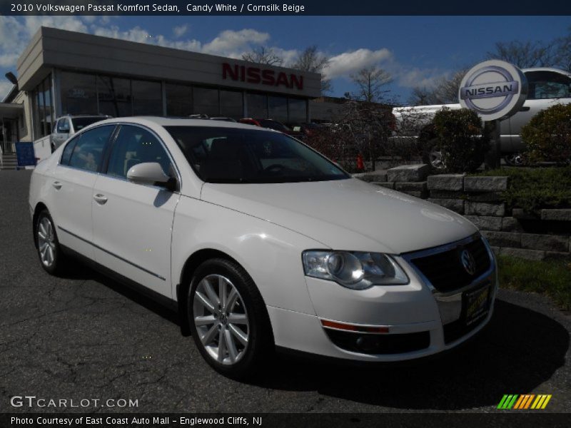 Candy White / Cornsilk Beige 2010 Volkswagen Passat Komfort Sedan