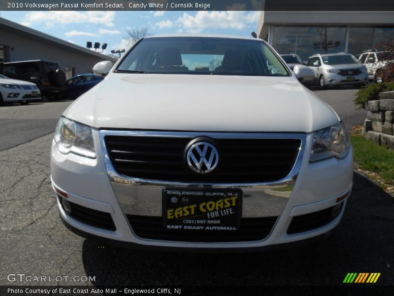 Candy White / Cornsilk Beige 2010 Volkswagen Passat Komfort Sedan