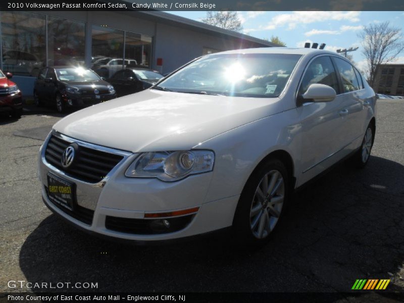 Candy White / Cornsilk Beige 2010 Volkswagen Passat Komfort Sedan