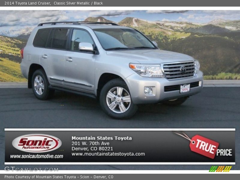 Classic Silver Metallic / Black 2014 Toyota Land Cruiser