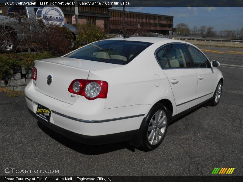 Candy White / Cornsilk Beige 2010 Volkswagen Passat Komfort Sedan