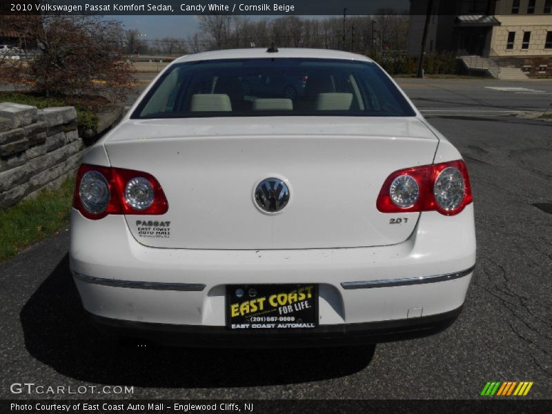 Candy White / Cornsilk Beige 2010 Volkswagen Passat Komfort Sedan