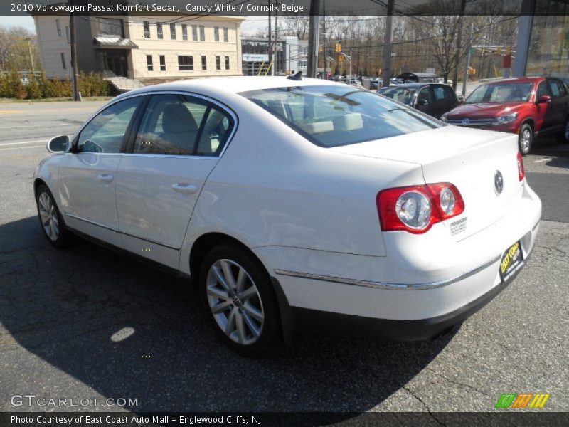 Candy White / Cornsilk Beige 2010 Volkswagen Passat Komfort Sedan