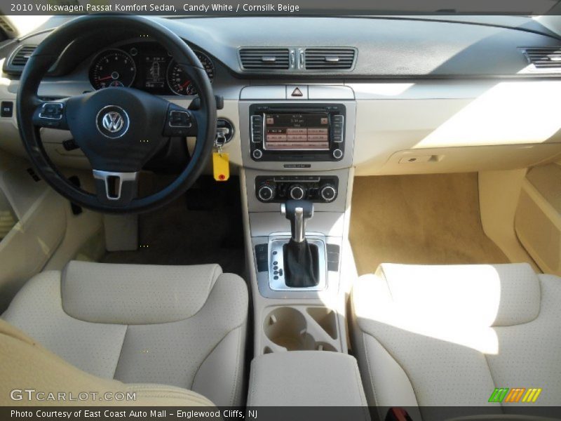 Candy White / Cornsilk Beige 2010 Volkswagen Passat Komfort Sedan