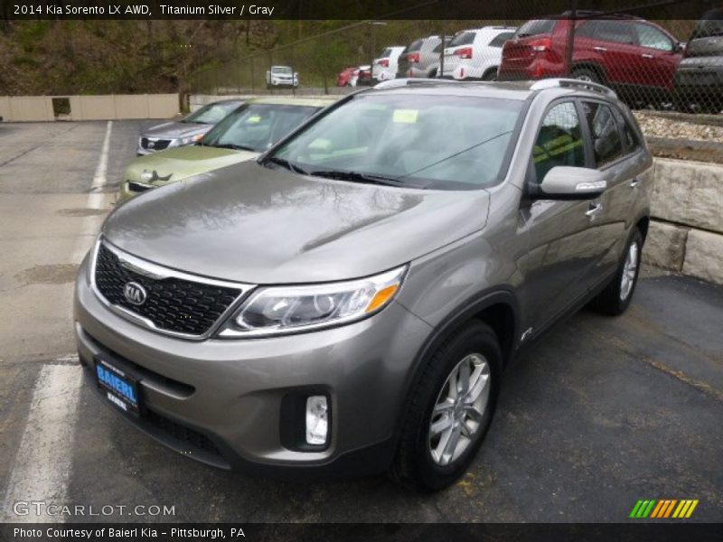 Titanium Silver / Gray 2014 Kia Sorento LX AWD