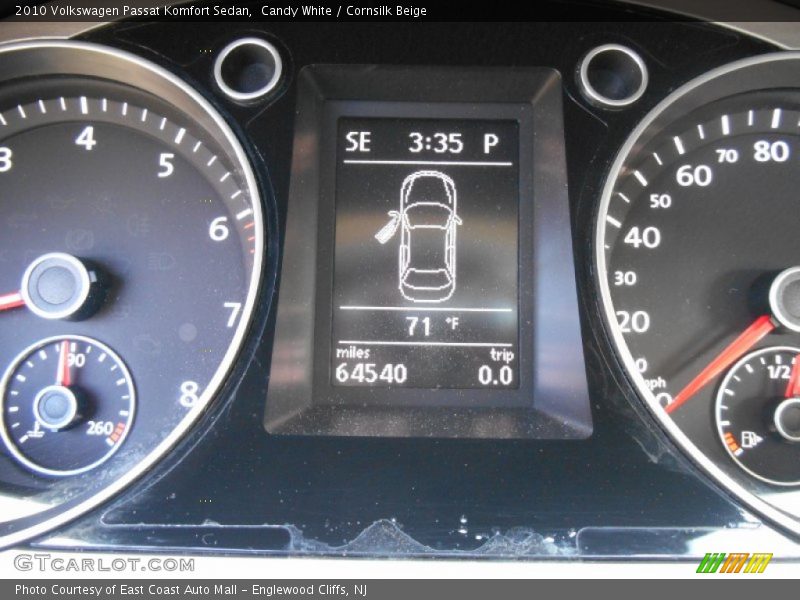 Candy White / Cornsilk Beige 2010 Volkswagen Passat Komfort Sedan