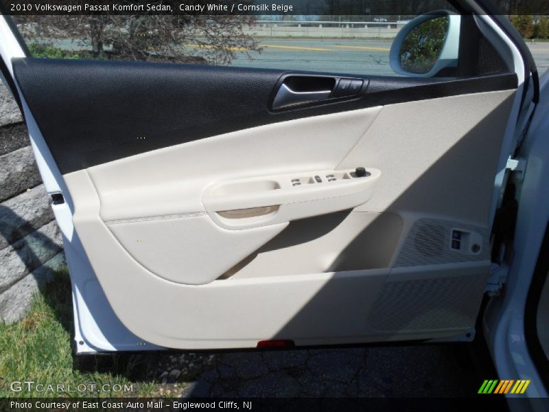 Candy White / Cornsilk Beige 2010 Volkswagen Passat Komfort Sedan