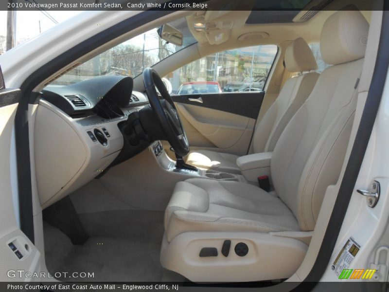 Candy White / Cornsilk Beige 2010 Volkswagen Passat Komfort Sedan