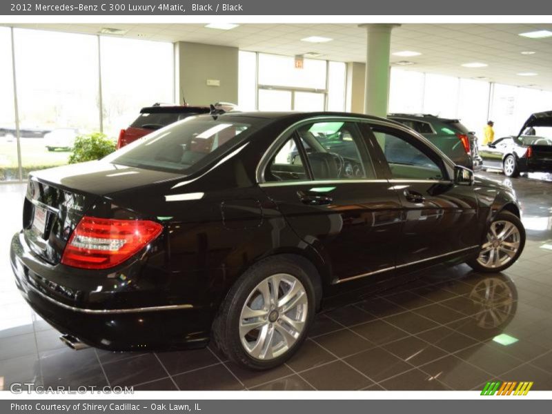 Black / Black 2012 Mercedes-Benz C 300 Luxury 4Matic