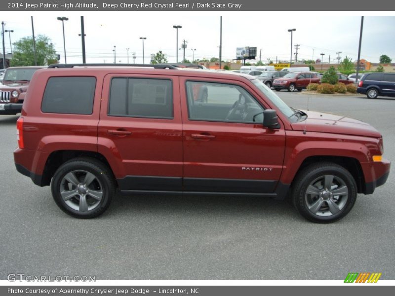 Deep Cherry Red Crystal Pearl / Dark Slate Gray 2014 Jeep Patriot High Altitude