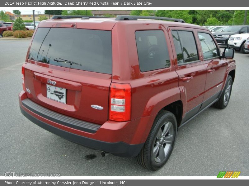 Deep Cherry Red Crystal Pearl / Dark Slate Gray 2014 Jeep Patriot High Altitude
