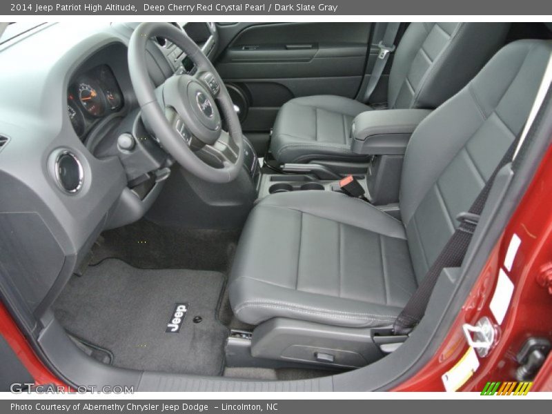 Deep Cherry Red Crystal Pearl / Dark Slate Gray 2014 Jeep Patriot High Altitude