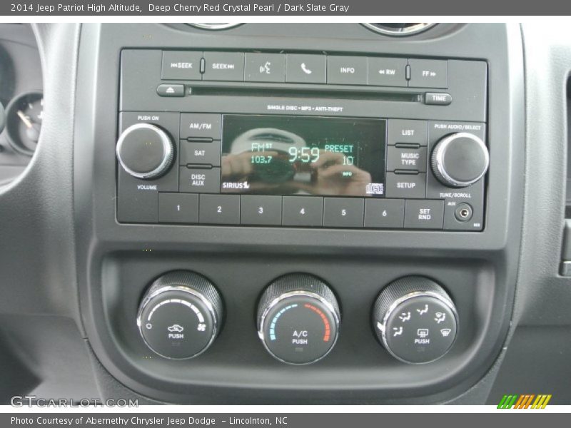 Deep Cherry Red Crystal Pearl / Dark Slate Gray 2014 Jeep Patriot High Altitude