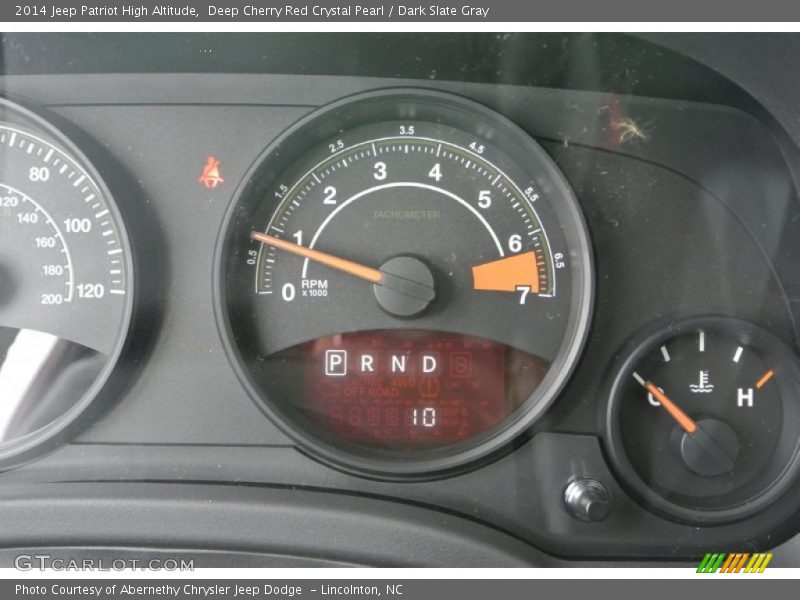 Deep Cherry Red Crystal Pearl / Dark Slate Gray 2014 Jeep Patriot High Altitude