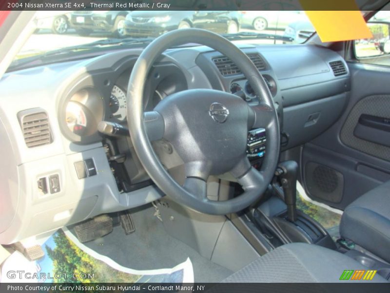 Thermal Red Metallic / Gray 2004 Nissan Xterra SE 4x4
