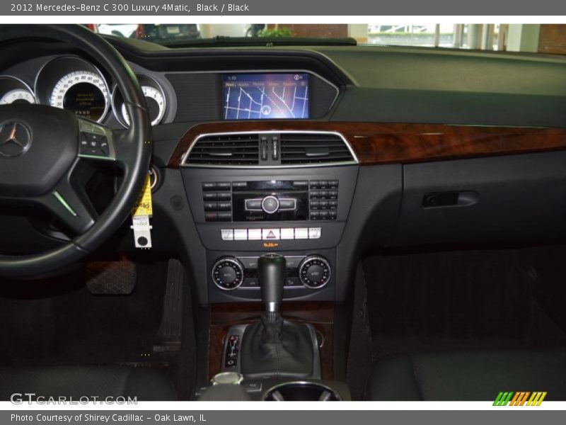Black / Black 2012 Mercedes-Benz C 300 Luxury 4Matic