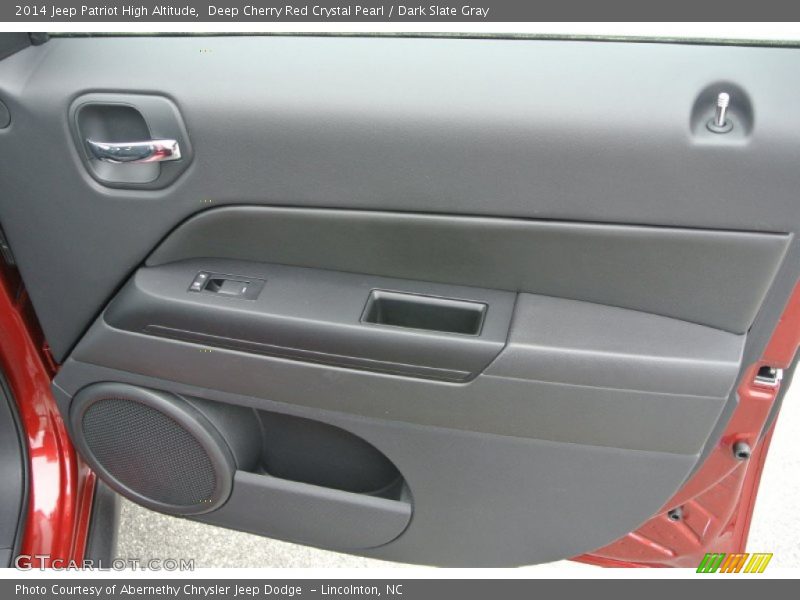 Deep Cherry Red Crystal Pearl / Dark Slate Gray 2014 Jeep Patriot High Altitude