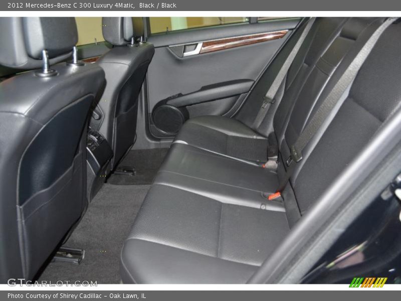 Black / Black 2012 Mercedes-Benz C 300 Luxury 4Matic