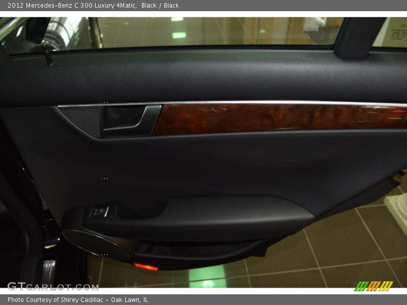 Black / Black 2012 Mercedes-Benz C 300 Luxury 4Matic