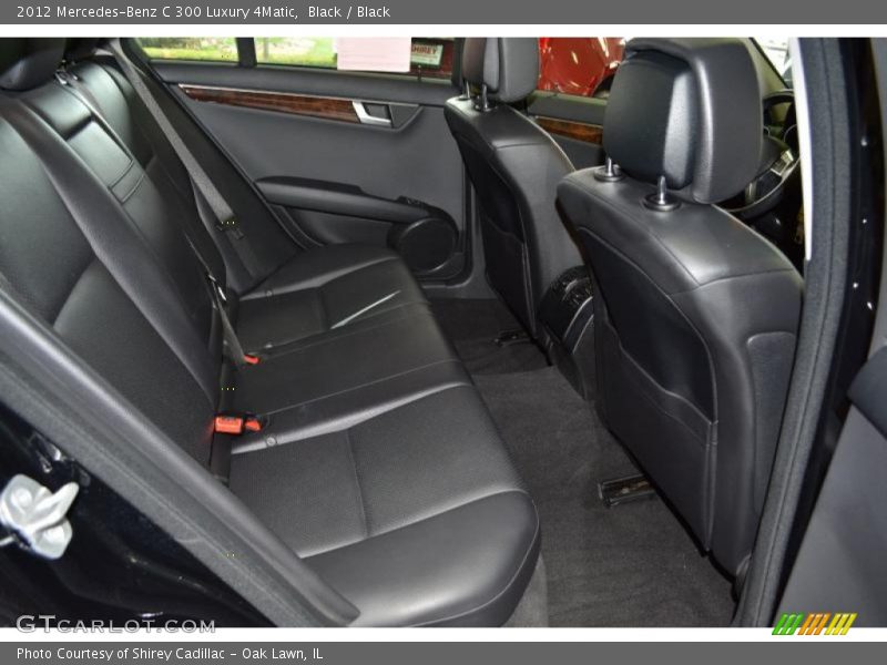 Black / Black 2012 Mercedes-Benz C 300 Luxury 4Matic