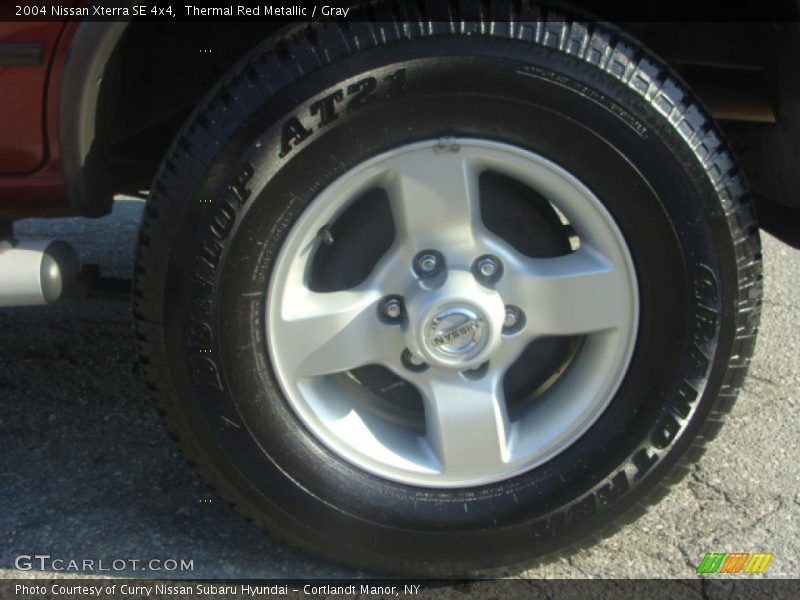 Thermal Red Metallic / Gray 2004 Nissan Xterra SE 4x4