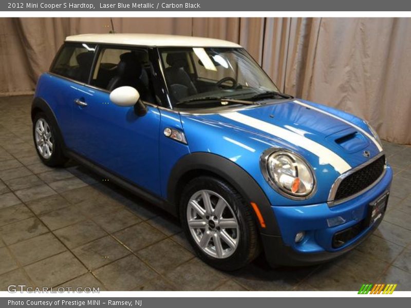 Laser Blue Metallic / Carbon Black 2012 Mini Cooper S Hardtop
