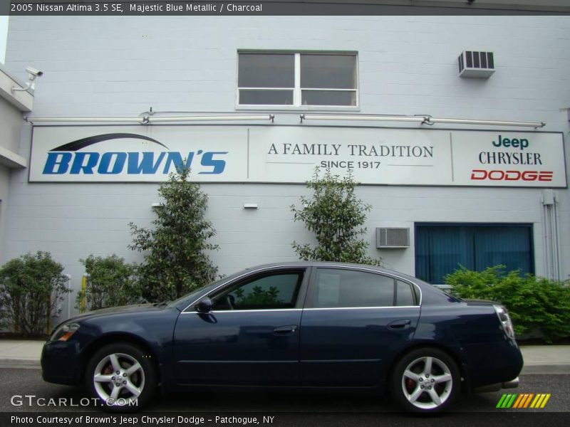 Majestic Blue Metallic / Charcoal 2005 Nissan Altima 3.5 SE