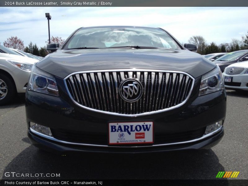 Smoky Gray Metallic / Ebony 2014 Buick LaCrosse Leather