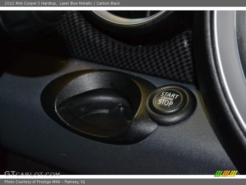 Laser Blue Metallic / Carbon Black 2012 Mini Cooper S Hardtop