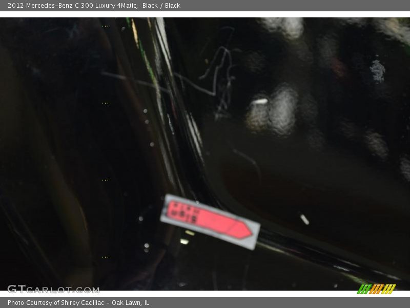 Black / Black 2012 Mercedes-Benz C 300 Luxury 4Matic