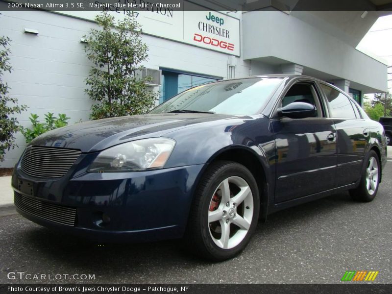 Majestic Blue Metallic / Charcoal 2005 Nissan Altima 3.5 SE
