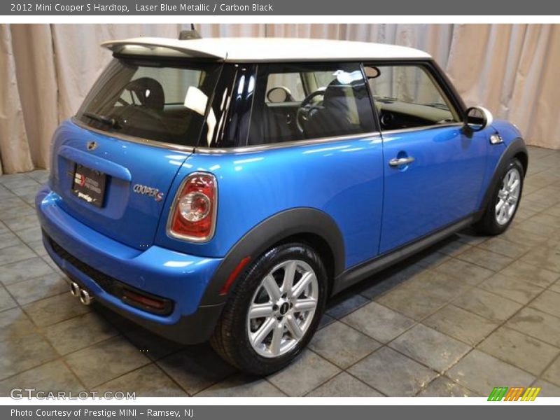 Laser Blue Metallic / Carbon Black 2012 Mini Cooper S Hardtop