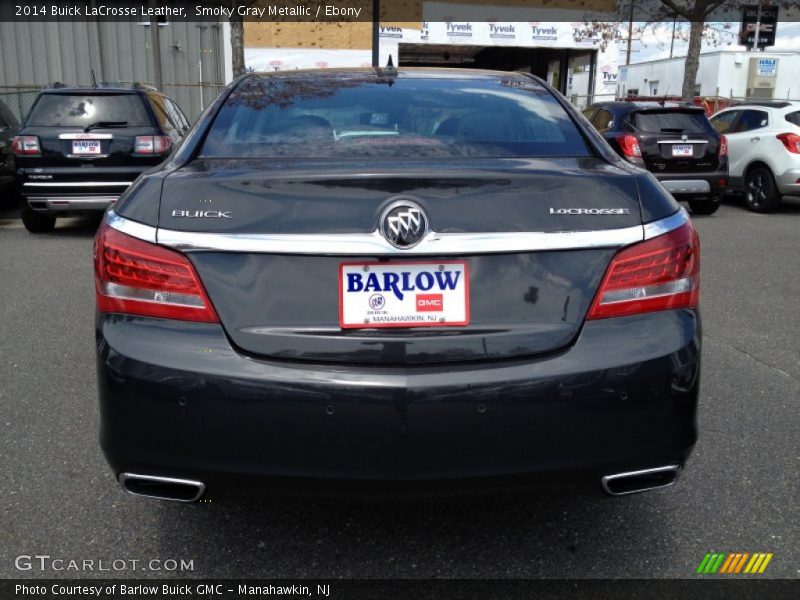 Smoky Gray Metallic / Ebony 2014 Buick LaCrosse Leather