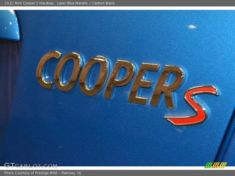 Laser Blue Metallic / Carbon Black 2012 Mini Cooper S Hardtop