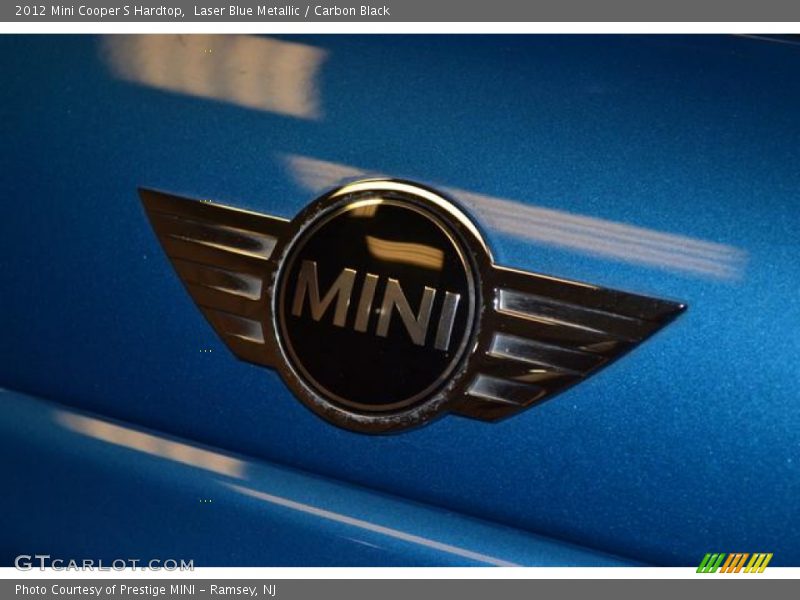 Laser Blue Metallic / Carbon Black 2012 Mini Cooper S Hardtop