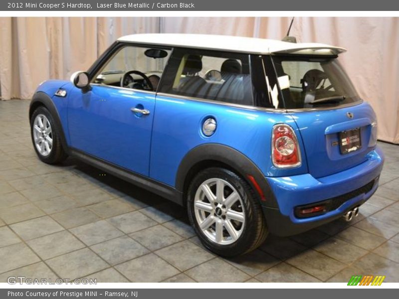 Laser Blue Metallic / Carbon Black 2012 Mini Cooper S Hardtop