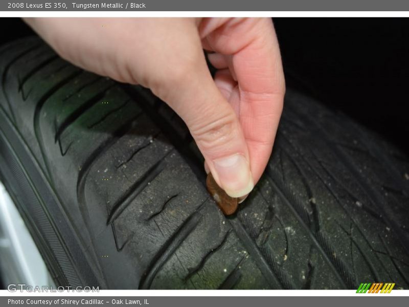 Tungsten Metallic / Black 2008 Lexus ES 350
