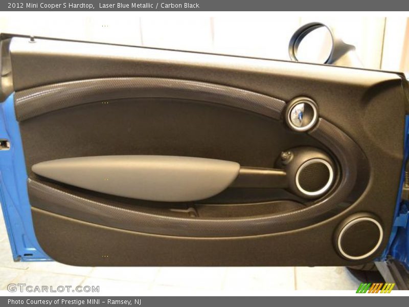 Laser Blue Metallic / Carbon Black 2012 Mini Cooper S Hardtop