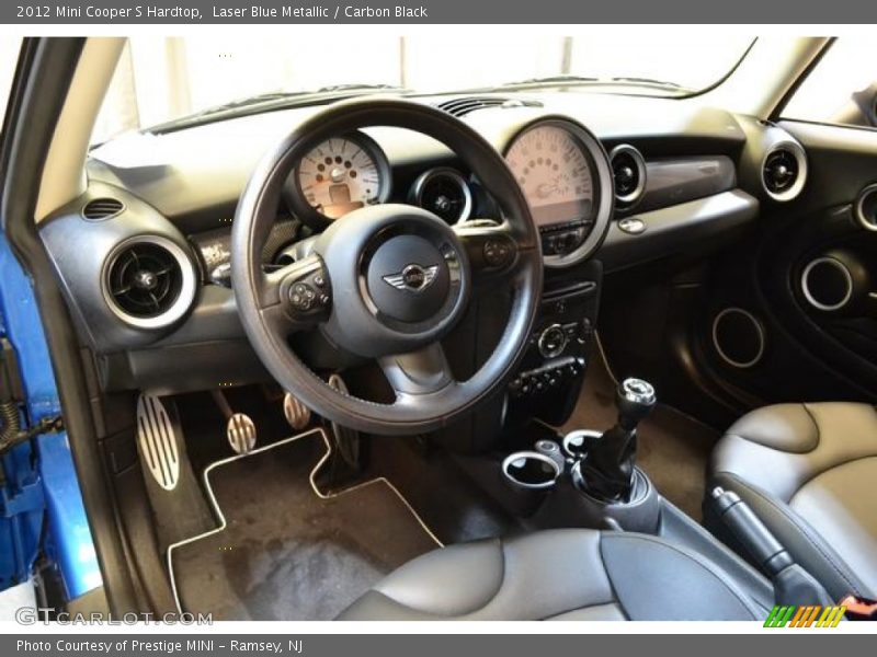 Laser Blue Metallic / Carbon Black 2012 Mini Cooper S Hardtop