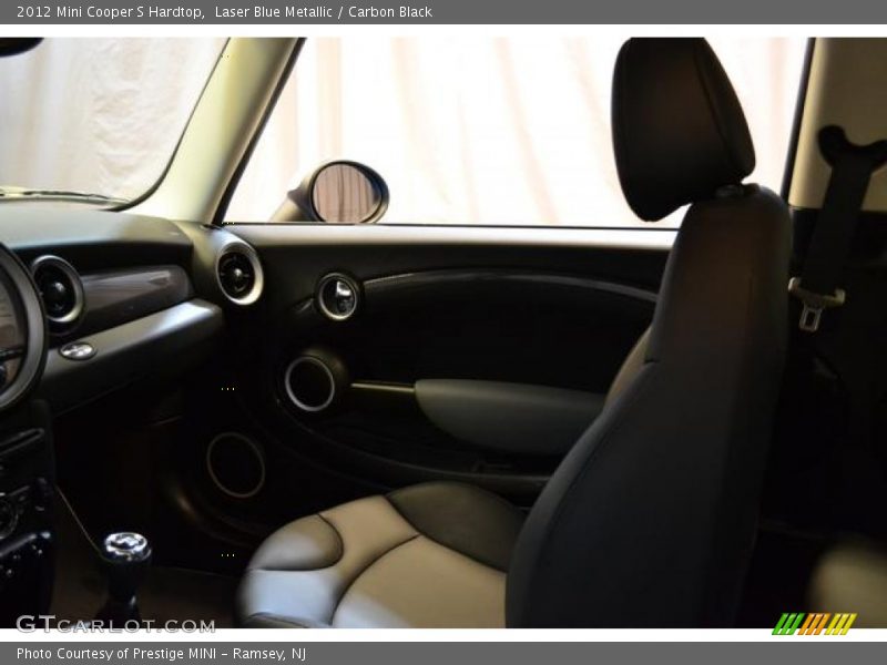 Laser Blue Metallic / Carbon Black 2012 Mini Cooper S Hardtop