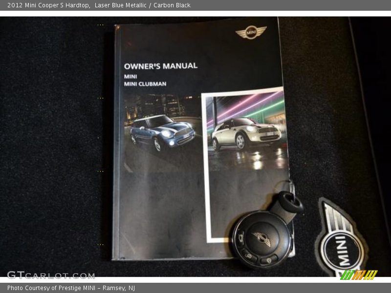 Laser Blue Metallic / Carbon Black 2012 Mini Cooper S Hardtop