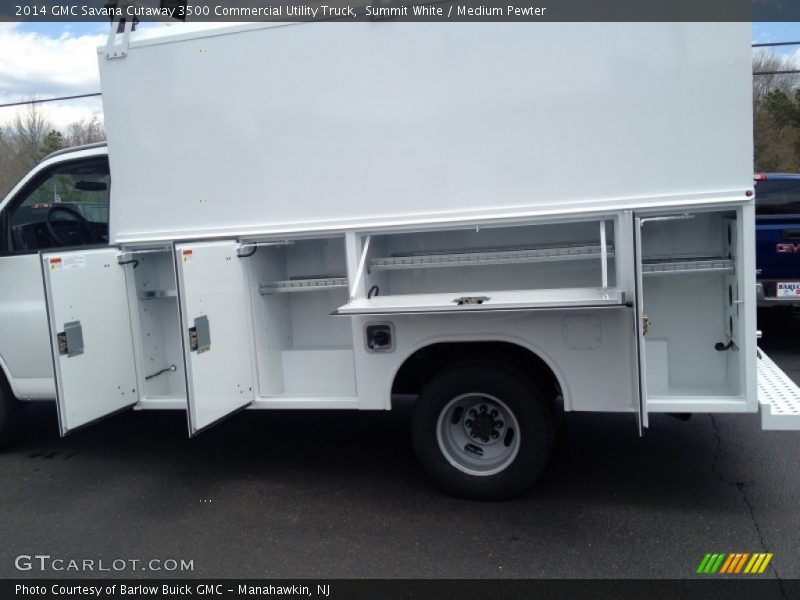 Summit White / Medium Pewter 2014 GMC Savana Cutaway 3500 Commercial Utility Truck