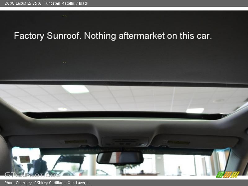 Tungsten Metallic / Black 2008 Lexus ES 350